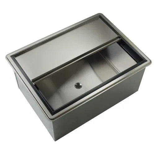 Krowne D2712-7 - 27" Drop-In Ice Bin with Cold Plate