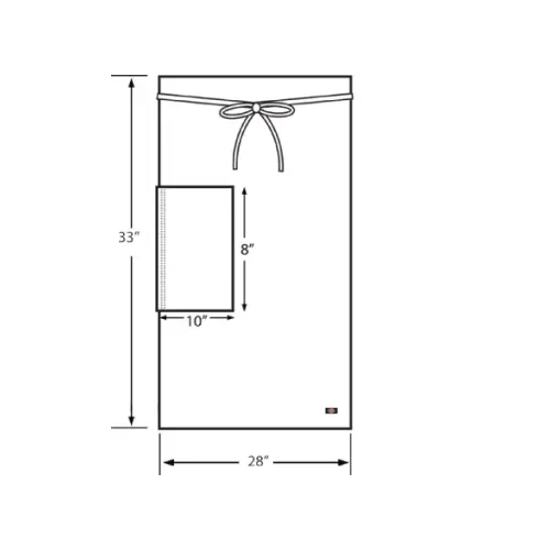 Dickies Chef DC508 - Apron - Bistro Patch Pocket - Pencil Divide