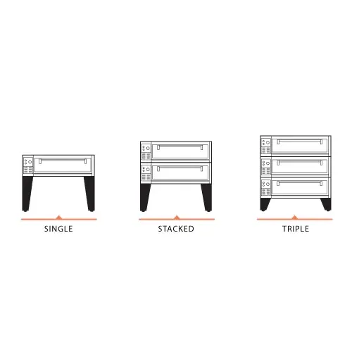Marsal & Sons EDO57-1 - 74" Electric Pizza Deck Oven - Single Deck