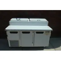 Leader ESPT60 - Three Door 60" Pizza Prep Table - NSF Certified