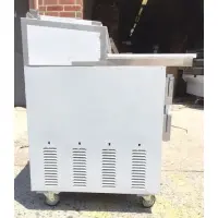 Leader ESPT96-M - Four Door 96" Pizza Prep Table - NSF Certified - Marble Top