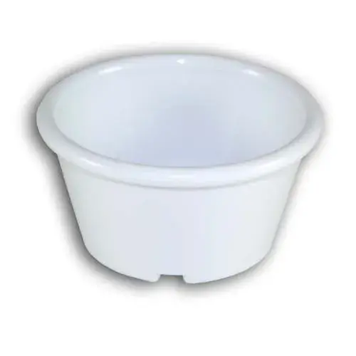 Winco Plain 1-1/2 oz. Ramekin, White [RP-1W]