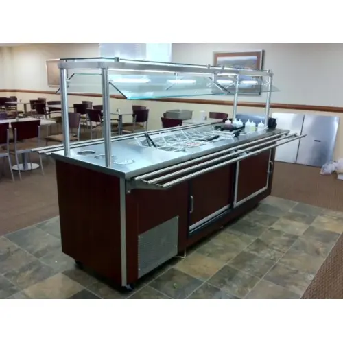 Universal Coolers RBT7SC - 6 Well Refrigerated Buffet Table - Cold Food