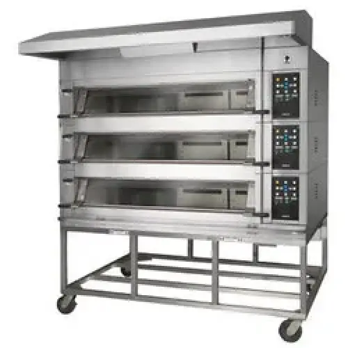 Bakery Aid by Unisource Milano Artisan 3 Deck 3 Pan Oven [UNI-DO3W-3]