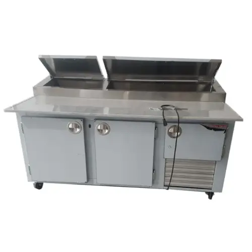 Universal Coolers MPP-6 - 72" Pizza Prep Table - Marble Top