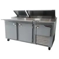 Universal Coolers MPP-6 - 72" Pizza Prep Table - Marble Top
