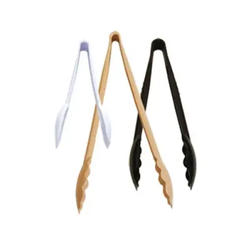 Update International PCT-12WH - 12" x 5.5" x 1.5" - Polycarbonate Serving Tongs   