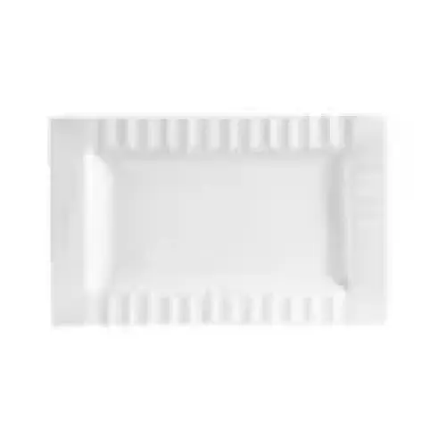 C.A.C. China QE-41 - Queensquare Platter 14" - (1 Dozen per Case)