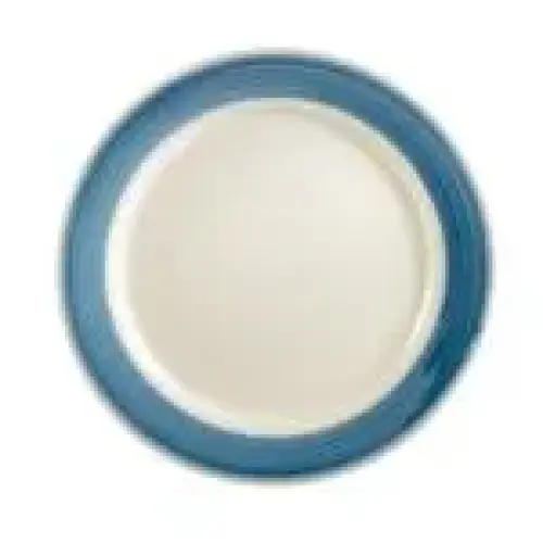 C.A.C. China R-6-BLU - Rainbow Plate 6-1/2" - (3 Dozen per Case)