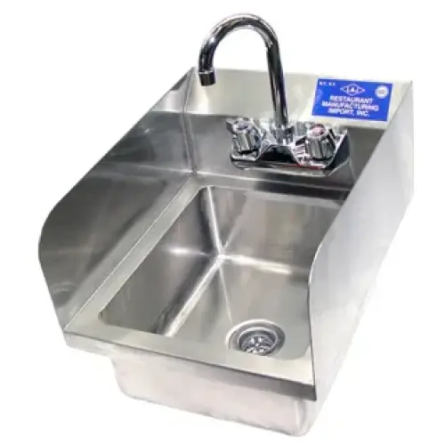 Universal WHS-01-2 - Wall Hung Hand Sink W/ Faucet - 17"