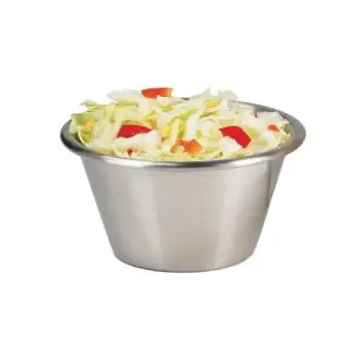 GET Enterprises - 4-89444 - Medium 6 oz. Stainless Steel Condiment Cup