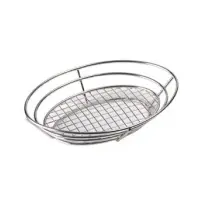 GET Enterprises - 4-83814 - 11" Stainless Basket with Grid Base