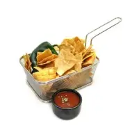 GET Enterprises - 4-818610 - Stainless Party-Sized Fry Basket