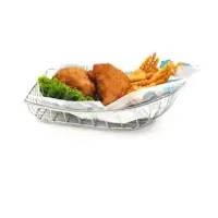 GET Enterprises - 4-80007 - Mini Stainless Steel Boat Basket