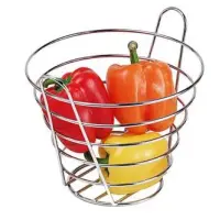 Clipper Mill - 4-22788-M - 9" Medium Chrome Bucket Basket