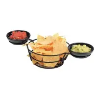 GET Enterprises - 4-88701 - Stainless Steel Dip Basket with 1 Condiment Holder