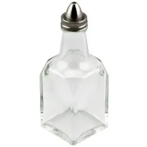 Update International SK-OV - 2" x 6" x 2" - Glass Oil and Vinegar Cruets  