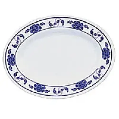 Thunder Group Oval Platter - Lotus Collection 16" (12 per Case) [2016TB]