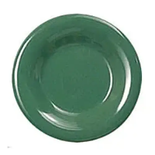 Thunder Group Round Wide Rim Round Plate - Green - 10.5"  (12 per Case) [CR010GR]