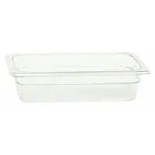 Thunder Group Quarter-Size Polycarbonate Solid Food Pans 2-1/2" (6 per Case) [PLPA8142]