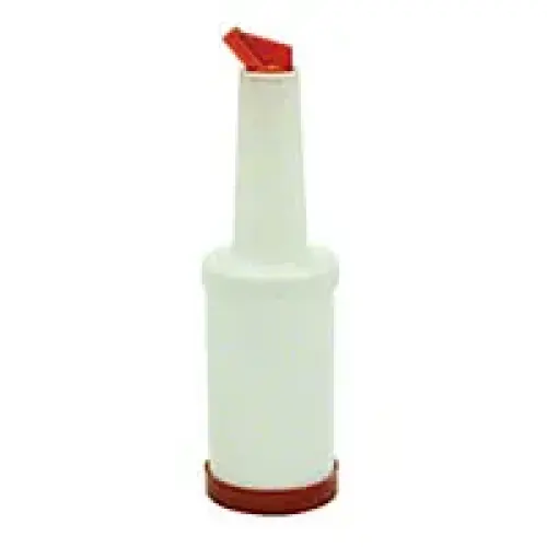 Thunder Group Red Plastic Cocktail Container 1 Qt. [PLSNP01R]