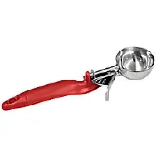 Thunder Group Red Ice Cream Disher w/ Lever [SLDS024L]