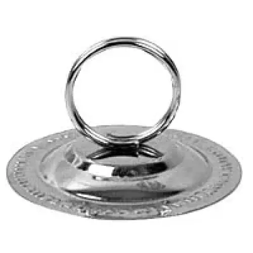 Thunder Group Stainless Steel Ring Menu Holder 1 5/8" (72 per Case) [SLTWMH004]