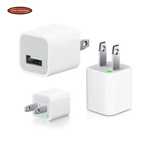 Lightning Cable to USB & Wall Adapter 2 in 1 for iPhone 5 / iPod Touch 5 / iPad Mini Made by Universal [IP5CW2i1]