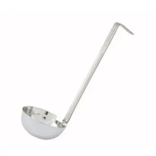 Winco Ladle, 1 Ounce, Two-Piece, Short Handle, Stainless Steel [LDS-1]