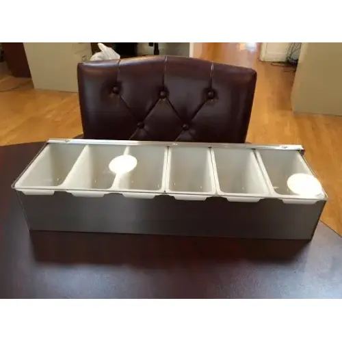 Winco CDP-6 - Condiment Dispenser 6 Compartment 