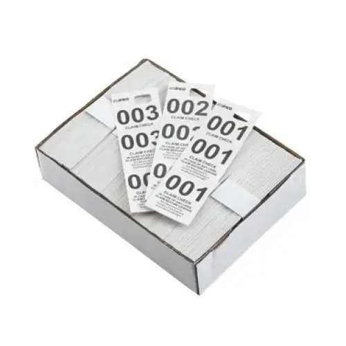 Winco White Coat Check Tickets 500/case [CCK-5WT]