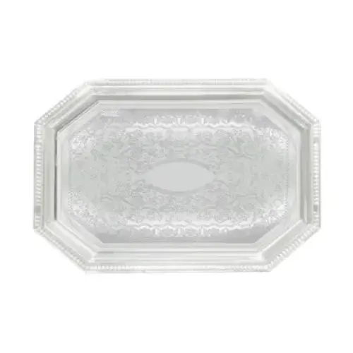 Winco Stainless Steel Serving Tray 10" x 14" [CMT-1014] 
