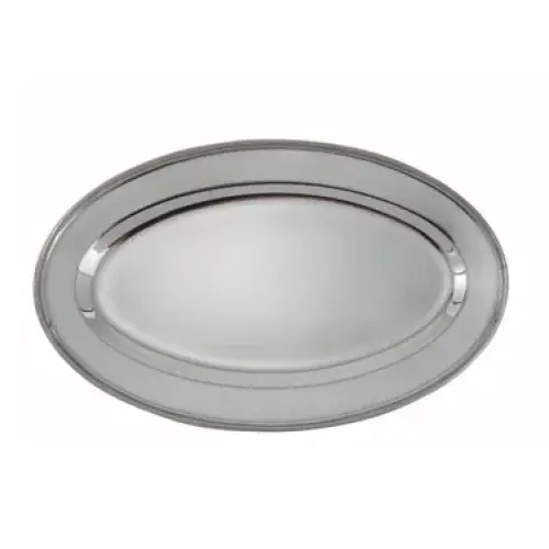 Winco Stainless Steel Platter 12" [OPL-12] 