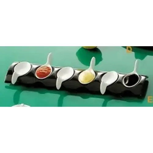 C.A.C. China PT-RT13 - Party Collection Tasting Spoon Set 12-1/2" - (12 Sets Per Case)